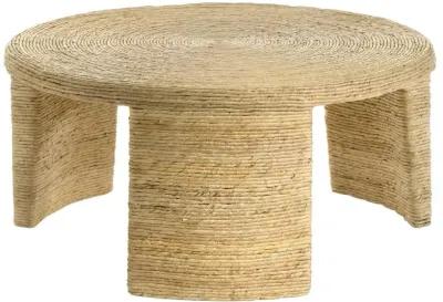 Artina Woven Round Coffee Table