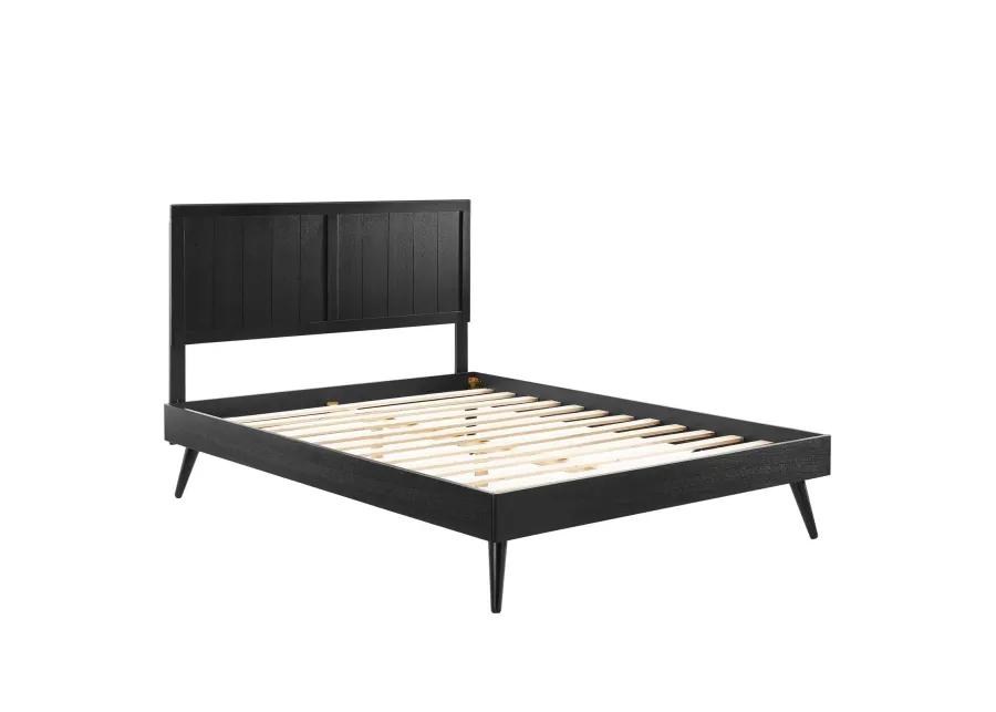 Alana Platform Bed With Splayed Legs