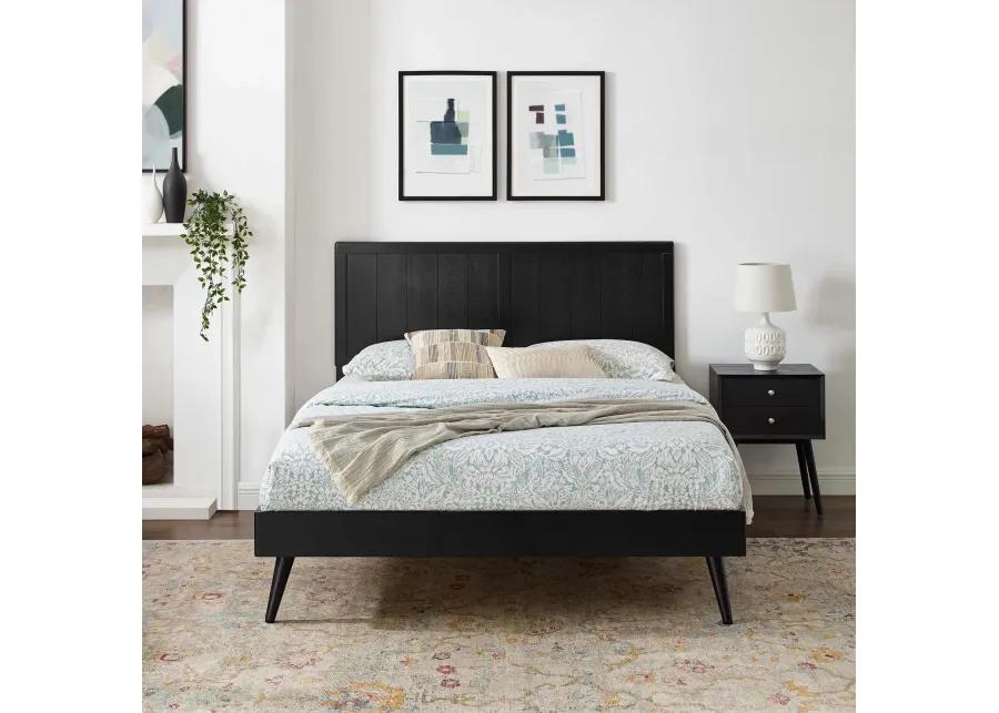 Alana Platform Bed With Splayed Legs