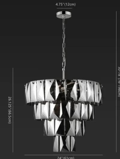 Jaylee Crystal 4 Tier Chandelier