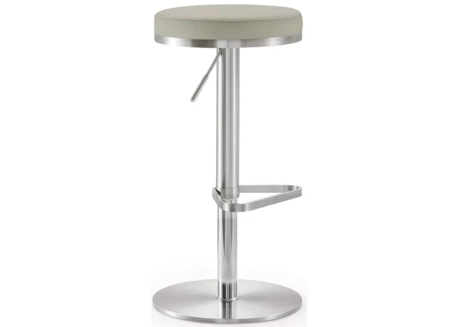 fano light grey stainless steel barstool