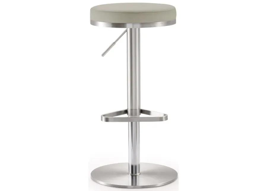 fano light grey stainless steel barstool