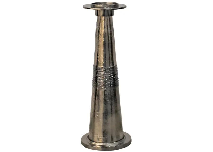 Glass, 19" Pillar Holder, Bronze