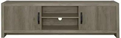 Burke 2-door TV Console Grey Driftwood