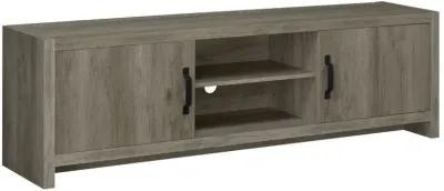 Burke 2-door TV Console Grey Driftwood