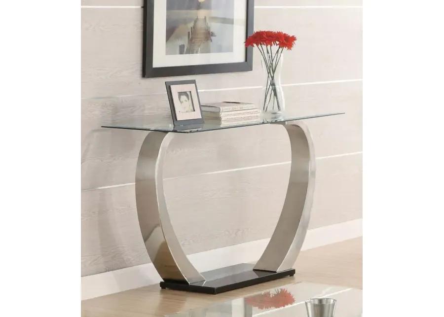 Pruitt Rectangular Sofa Table Satin