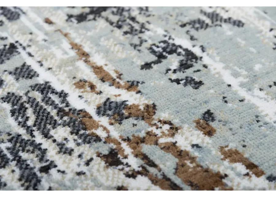 Elite Lt. Gray  Recycled Polyester 2'6" x 8' Runner Rug