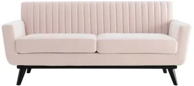 Engage Channel Tufted Performance Velvet Loveseat