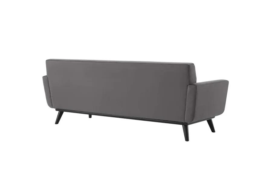 Engage Channel Tufted Performance Velvet Sofa