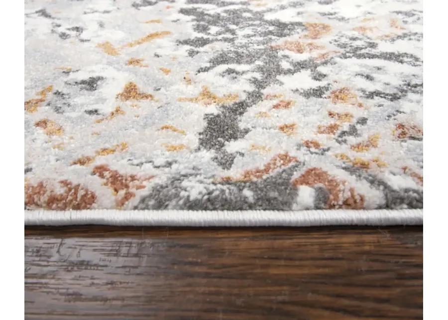 Bristol Beige/Copper All Over Polypropylene/Polyester 8'10" x 11'10" Rectangle Rug