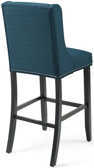 Baron Bar Stool Upholstered Fabric Set of 2