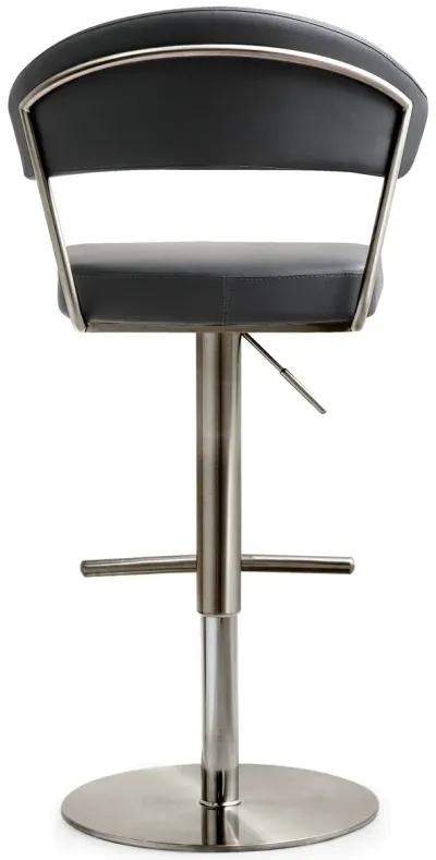 Cosmo Black on Black Steel Barstool