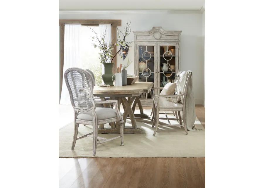 Boheme Colibri 88in Trestle Dining Table w/1-20in Leaf