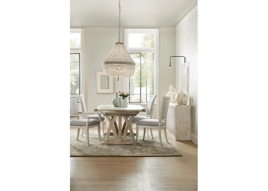 Boheme Colibri 88in Trestle Dining Table w/1-20in Leaf