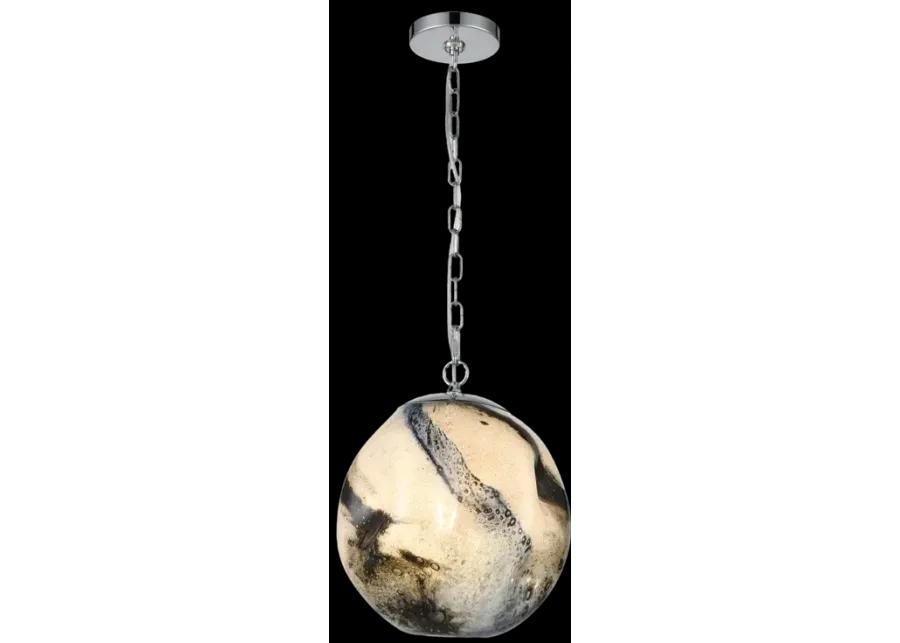 Blue Planetary 12" Wide 1-Light Pendant - Blue