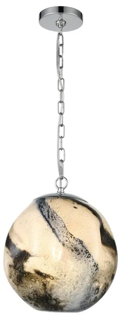 Blue Planetary 12" Wide 1-Light Pendant - Blue