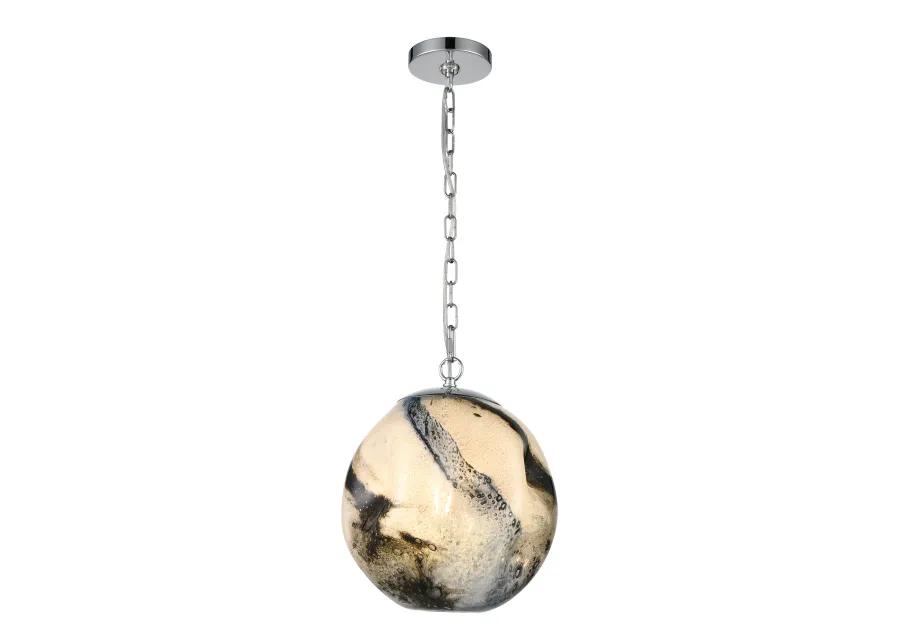 Blue Planetary 12" Wide 1-Light Pendant - Blue