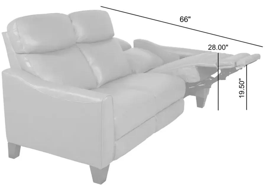 Milos 83" Zero Gravity Power Reclining Sofa in Light Gray Leather