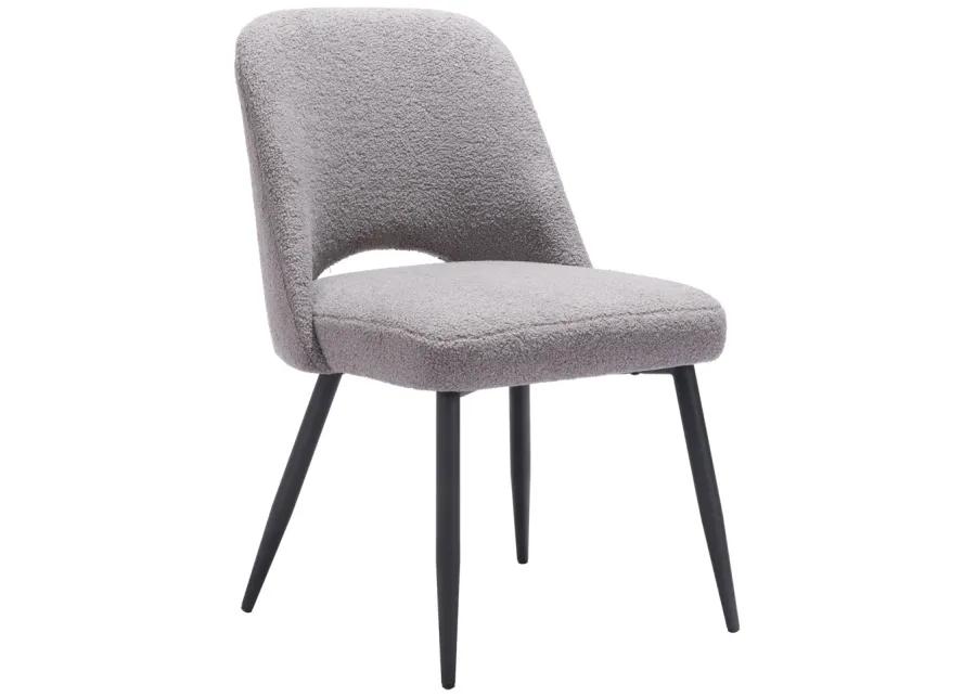 Teddy Dining Chair (Set of 2) Gray