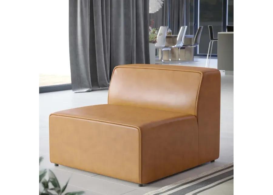 Mingle Vegan Leather Armless Chair