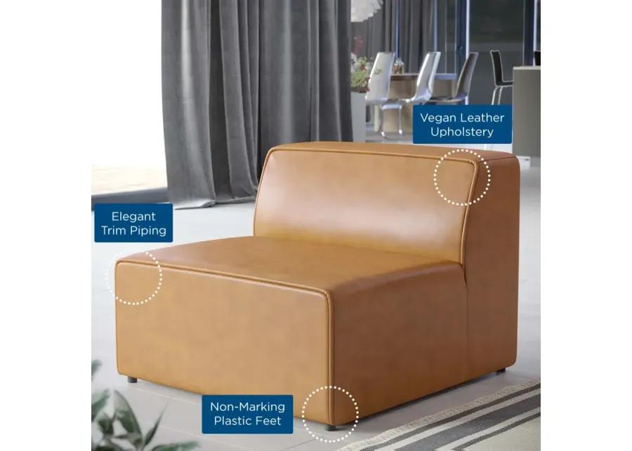 Mingle Vegan Leather Armless Chair