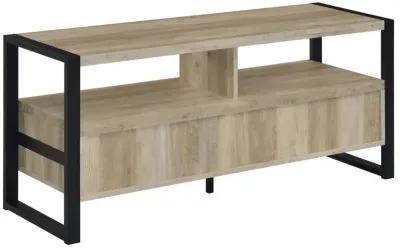 James 2-drawer Composite Wood 48" TV Stand Antique Pine