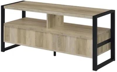 James 2-drawer Composite Wood 48" TV Stand Antique Pine