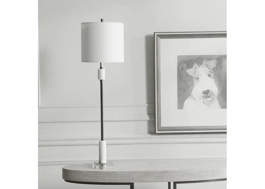 Sussex Nickel Buffet Lamp