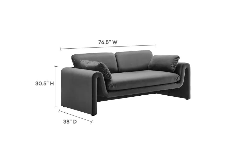 Waverly Performance Velvet Sofa