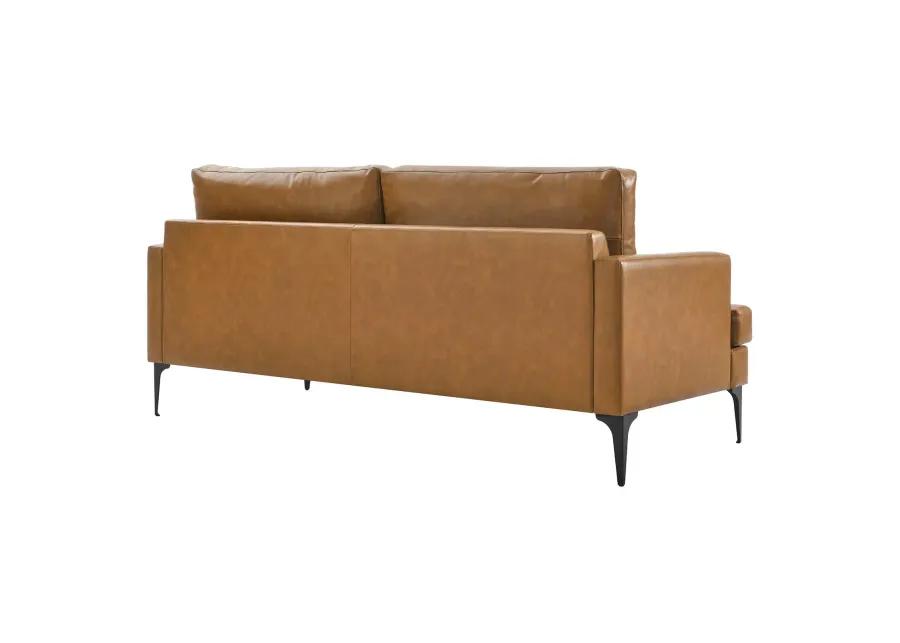 Evermore Vegan Leather Sofa