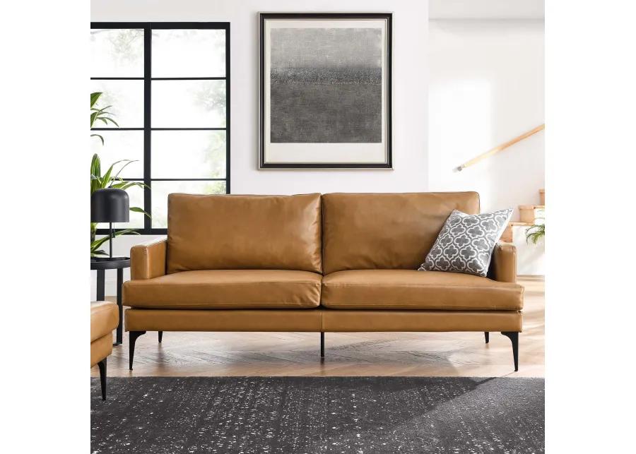 Evermore Vegan Leather Sofa