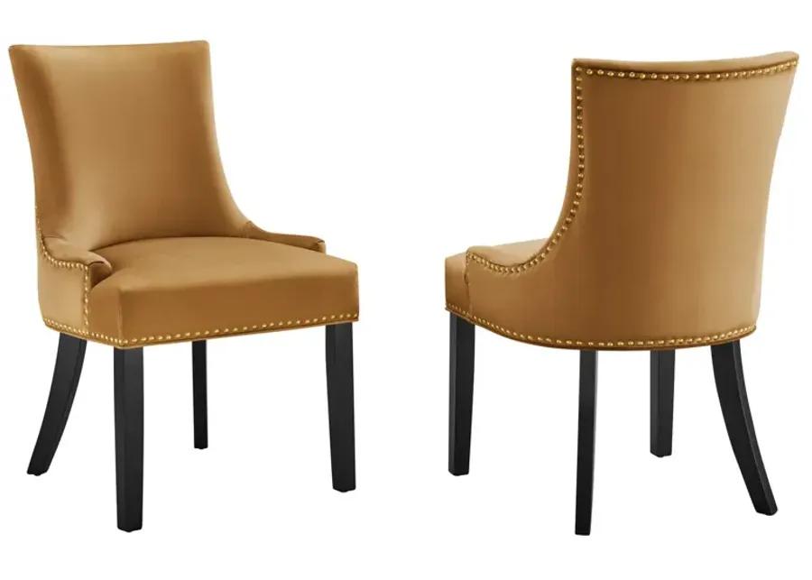 Marquis Performance Velvet Dining Chairs - Set of 2