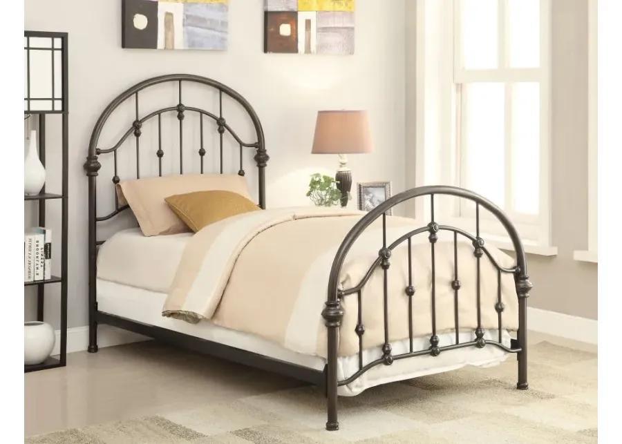 Rowan Twin Bed Dark Bronze