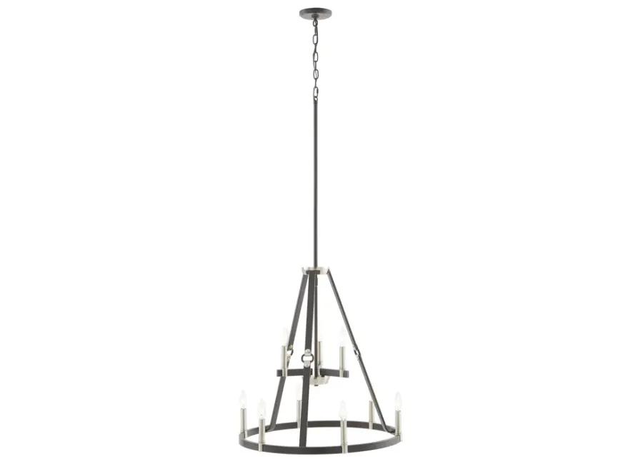 Armstrong Grove 25" Wide 9-Light Chandelier - Espresso