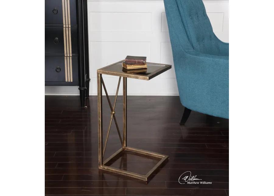 Zafina Gold Accent Table