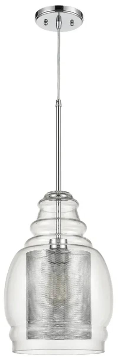 Herndon 11" Wide 1-Light Pendant - Polished Chrome