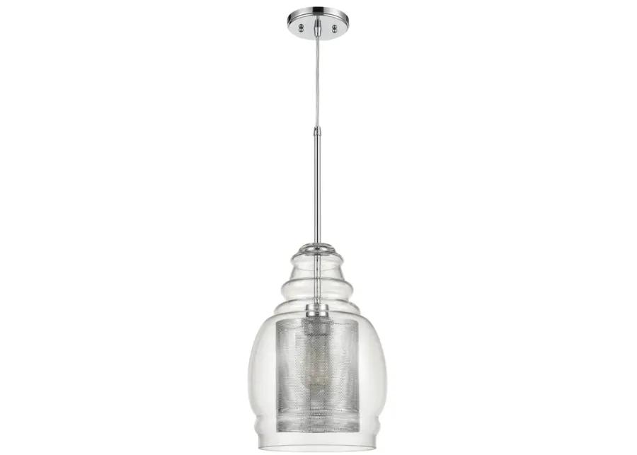 Herndon 11" Wide 1-Light Pendant - Polished Chrome