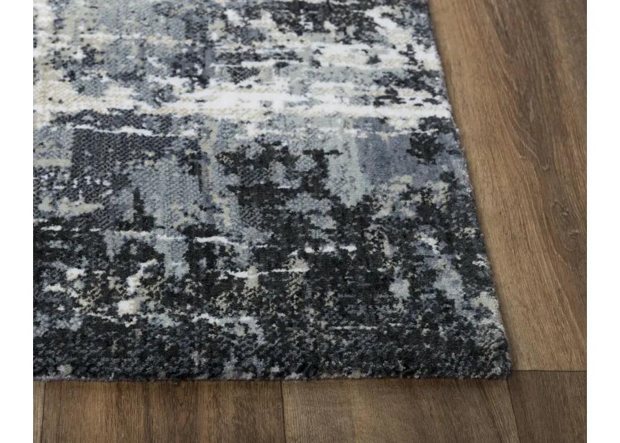 Elite Gray  Recycled Polyester 8' x 10' Rectangle Rug