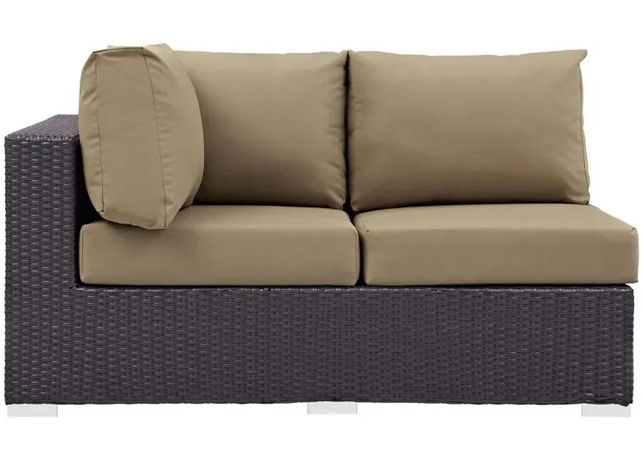 Convene Outdoor Patio Left Arm Loveseat