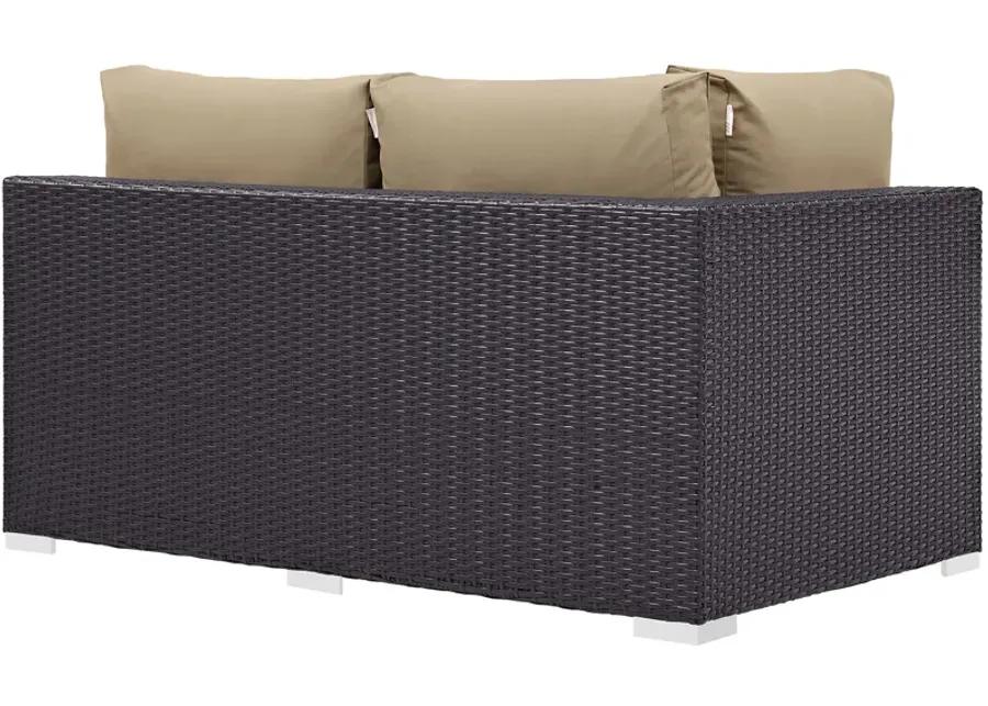 Convene Outdoor Patio Left Arm Loveseat