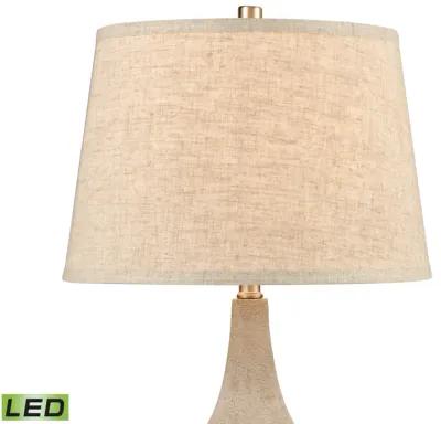 Wendover 25'' High 1-Light Table Lamp - Polished Concrete - Includes LED Bulb