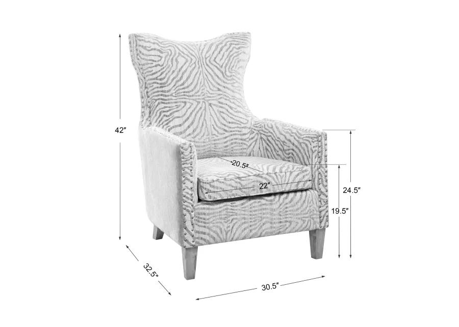 Kiango Animal Pattern Armchair