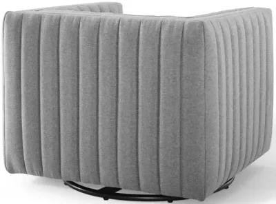 Conjure Tufted Swivel Upholstered Armchair