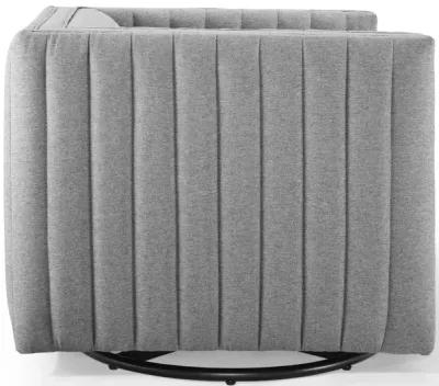 Conjure Tufted Swivel Upholstered Armchair