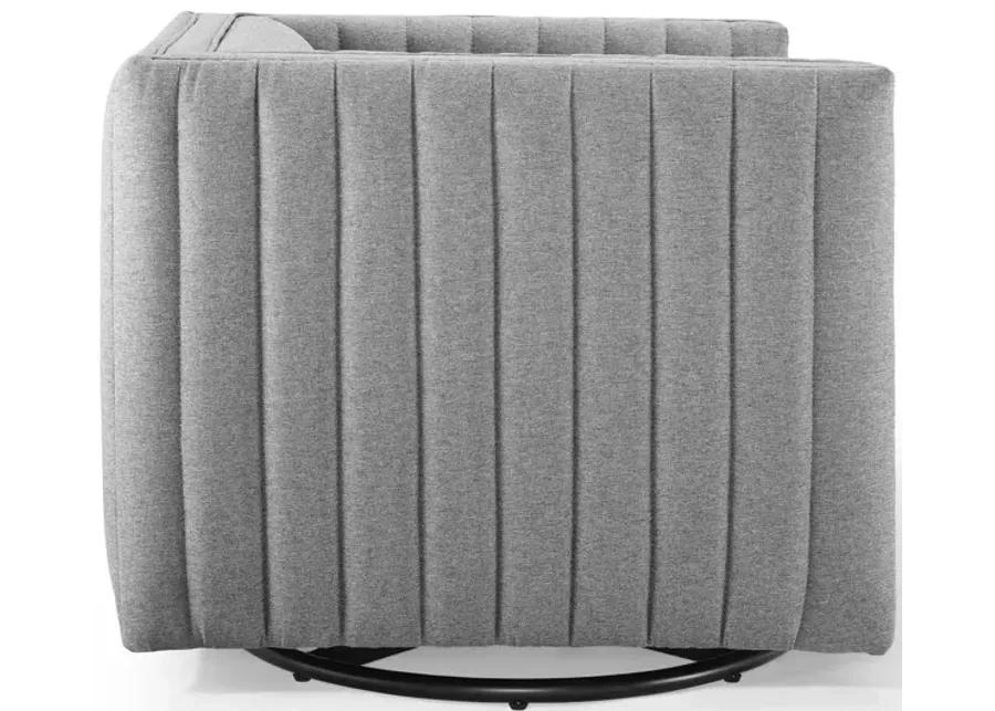 Conjure Tufted Swivel Upholstered Armchair