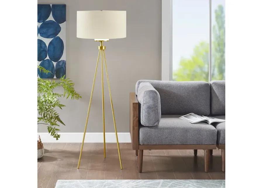 INK+IVY Pacific Tripod Floor Lamp with Shade