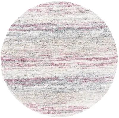 FONTANA SHAG Round Power Loomed 6'-7" X 6'-7" Round Rug