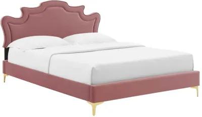 Neena Performance Velvet Twin Bed