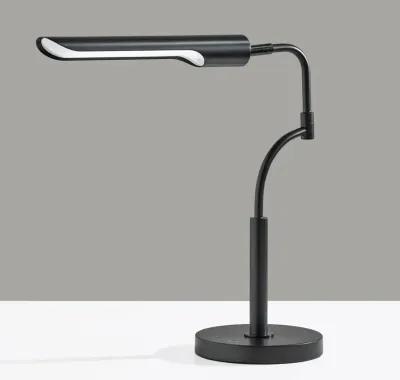 Zane LED Desk Lamp w. Smart Switch- Black