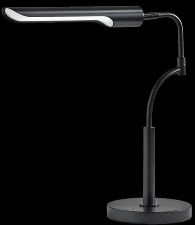 Zane LED Desk Lamp w. Smart Switch- Black